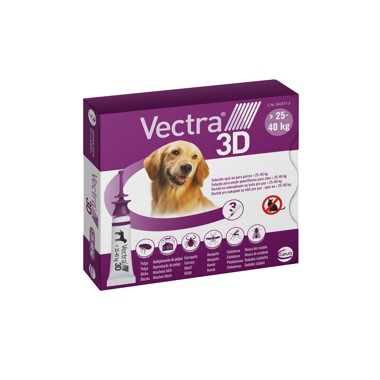 VECTRA 3D roztok pro nakapání na kůži - spot on pro psy 25 - 40kg