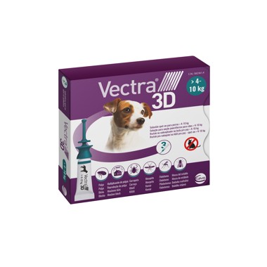 VECTRA 3D roztok pro nakapání na kůži - spot on pro psy 4 - 10kg