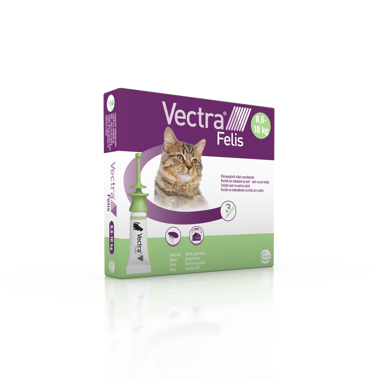Vectra Felis, 423/42,3 mg, Roztok pro nakapání na kůži - spot-on