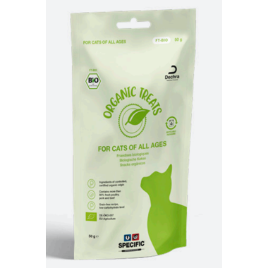 SPECIFIC FT-BIO Organic Treats for cats - PAMLSKY