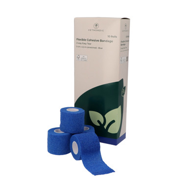 Elastické kohezivní obinadlo/bandáž, coban, snadné trhání oběma směry