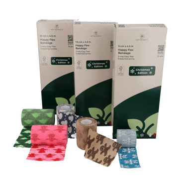 Happy Flex kohezivní obinadlo/bandáž, coban, vánoční edice